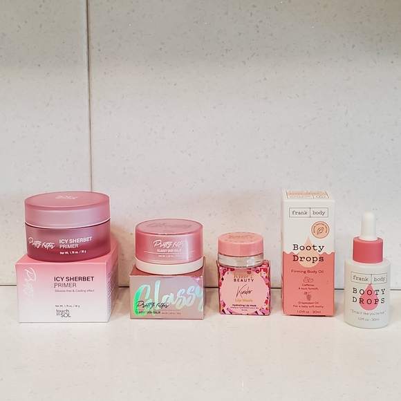 Touch in Sol Set Icy Sherbet Primer & Glassy Skin Balm Skincare Set Bundle - Picture 1 of 9